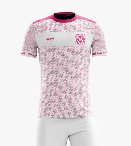 GRLPWR voetbalshirt (wit)