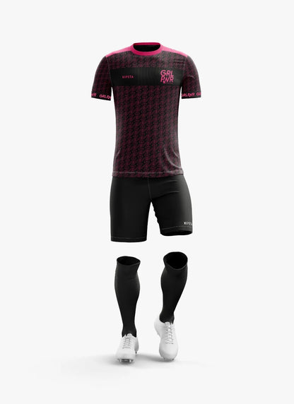 GRLPWR voetbalshirt (zwart)
