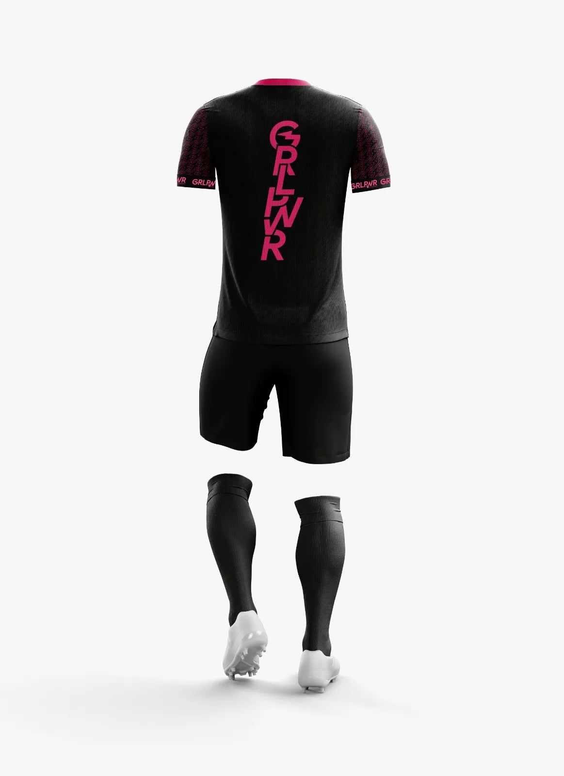 GRLPWR voetbalshirt (zwart)