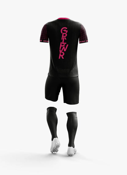GRLPWR voetbalshirt (zwart)